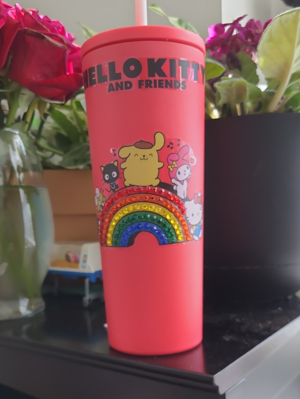 NEW ONE OF A KIND Hello Kitty Stainless Steel Tumbler 24 OZ.